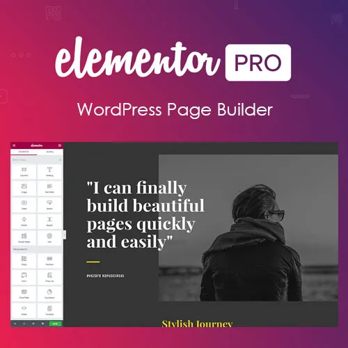 Elementor PRO Page Builder WordPress + Modèles Premium