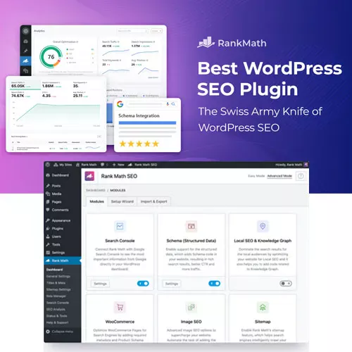 Rank Math SEO Pro – Extension WordPress SEO avancée
